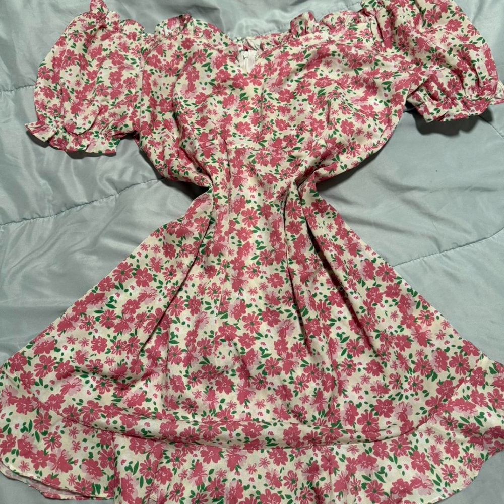 Floral Off-Shoulder Dress